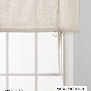 H&M Linen Blend Roll Up Curtain